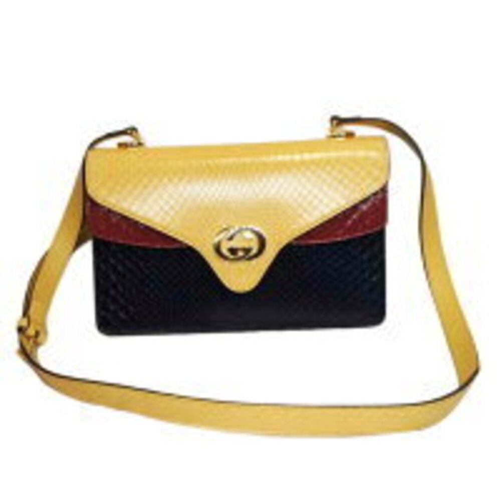 Gucci Interlocking shoulder bag multicolored pyth… - image 1